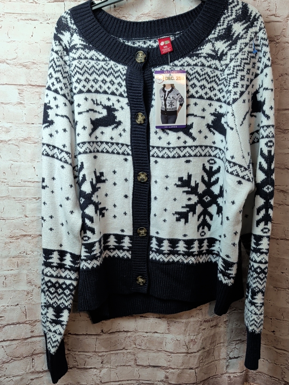 Ugly Christmas Cradagin Sweater Women's XXL New Nwt
